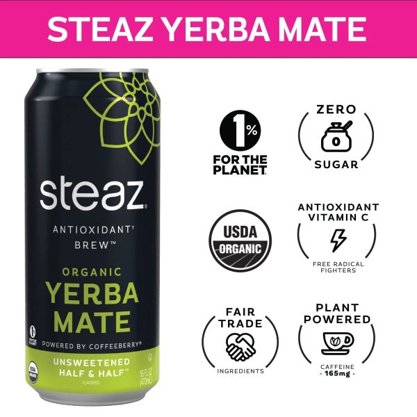 Organic Unsweetened Half and Half Yerba Mate Supply