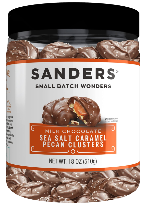 Sea Salt & Caramel Milk Chocolate Pecan Clusters For Cheap