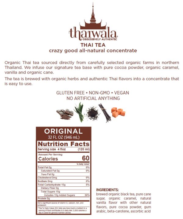 All-Natural Original Thai Tea Concentrate Discount