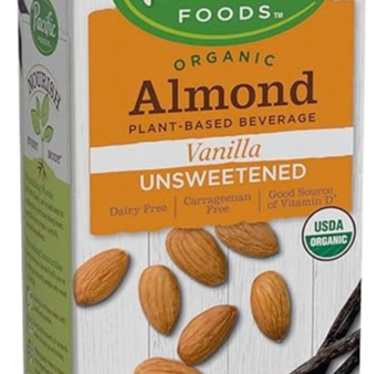 Organic Unsweetened Vanilla Almond Beverage on Sale