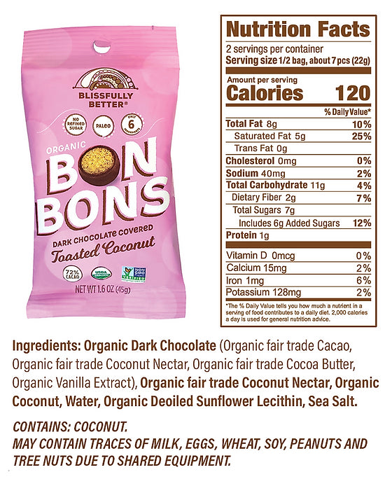 Toasted Coconut Bon Bons Supply