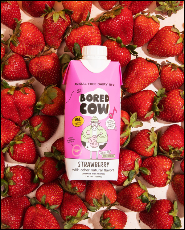 Animal-Free Dairy Strawberry Milk For Sale