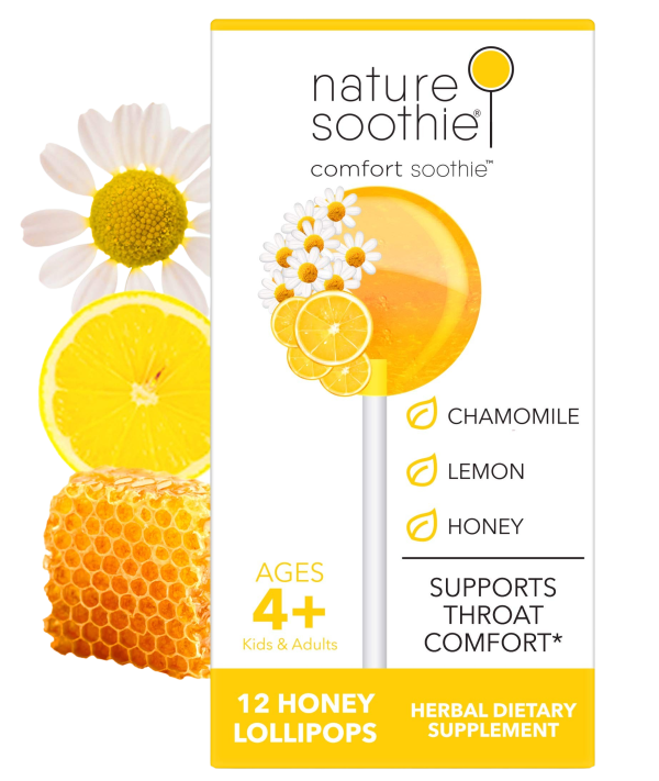 Comfort Soothie Honey Lollipops Lemon & Chamomile (12 CT) Online Sale