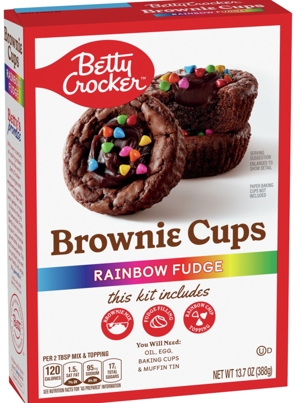 Brownie Cups Baking Mix - Rainbow Fudge For Cheap