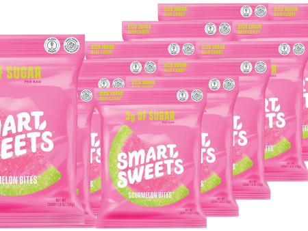 Sourmelon Bites Sour Gummy Candy (12 Pack) For Sale