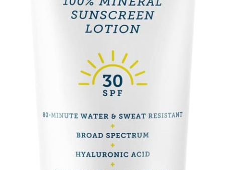 100% Mineral Sunscreen Lotion SPF 30 Online Sale