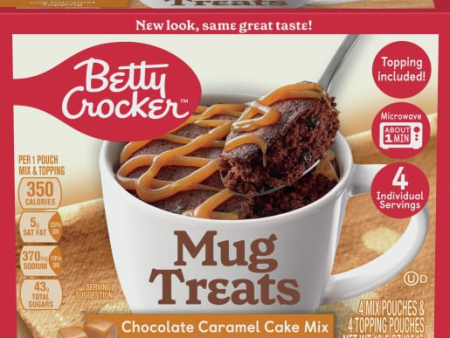 Chocolate Caramel Mug Treats Cake Mix (4 CT) Fashion