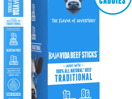 100% All-Natural Beef Sticks - Traditional (16 Sticks) Online Hot Sale