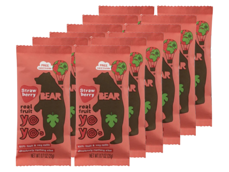 Strawberry Fruit Roll Single (12 Pack) Hot on Sale