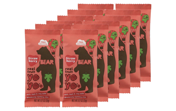 Strawberry Fruit Roll Single (12 Pack) Hot on Sale