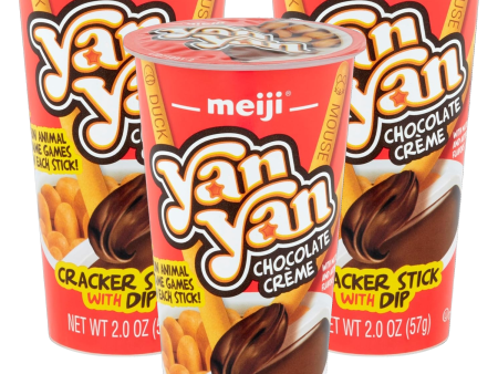 Yan Yan Chocolate Dip Cracker (3 Pack) Discount