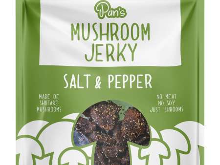 Salt & Pepper Mushroom Jerky Hot on Sale