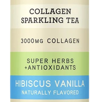 Hibiscus Vanilla Collagen Sparkling Tea Online now