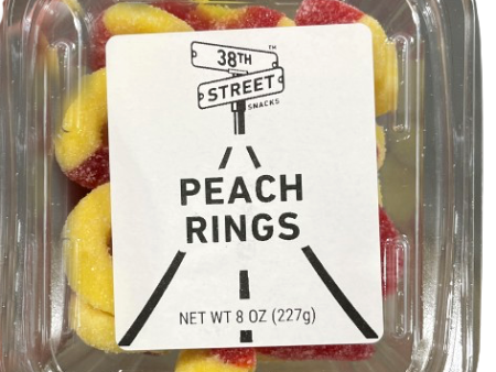 Peach Rings Gummy Tub Candy Sale