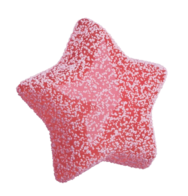 Pink Pineapple Sour Stars (6 Pack) Fashion