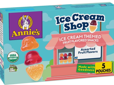 Organic Ice Cream Shop Fruit Snacks (5 CT) Fashion