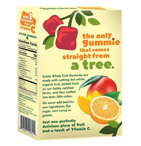 Organic Whole Fruit Gummies Mango & Orange Online Sale