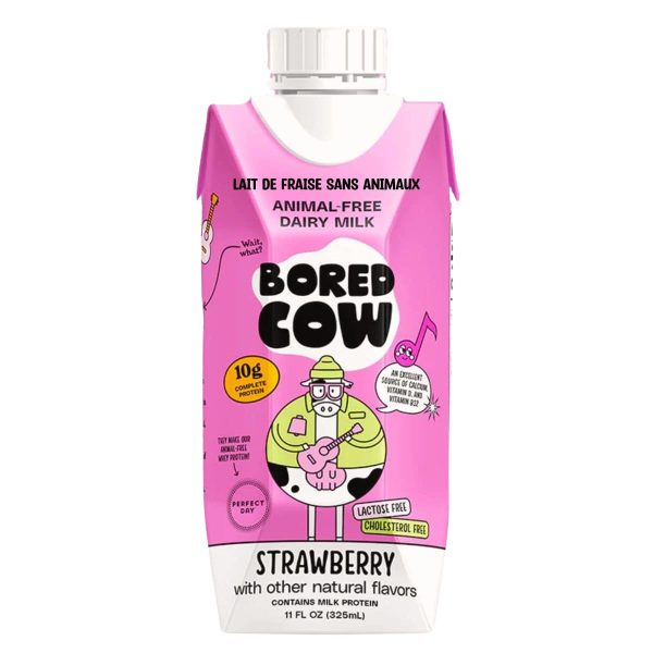 Animal-Free Dairy Strawberry Milk (12 Pack) Sale