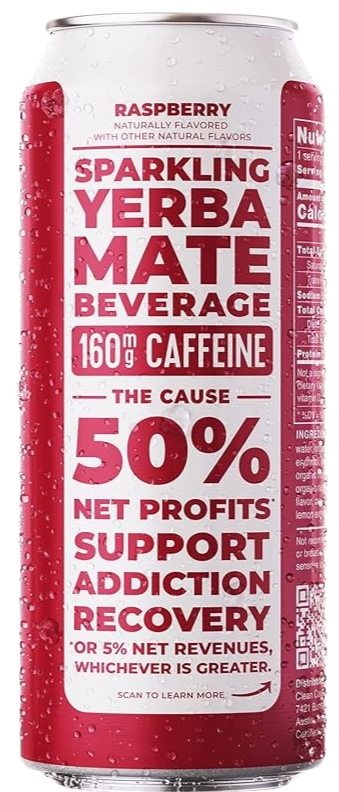 Raspberry Sparkling Yerba Mate on Sale