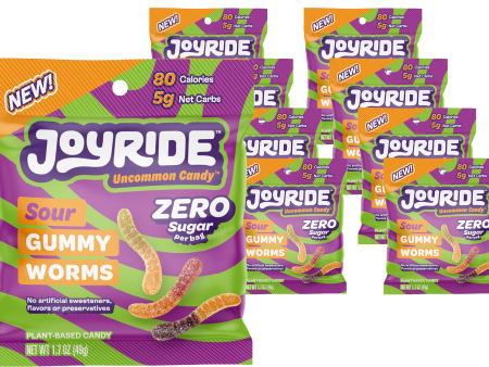 Zero Sugar Sour Gummy Worms (8 Pack) Sale