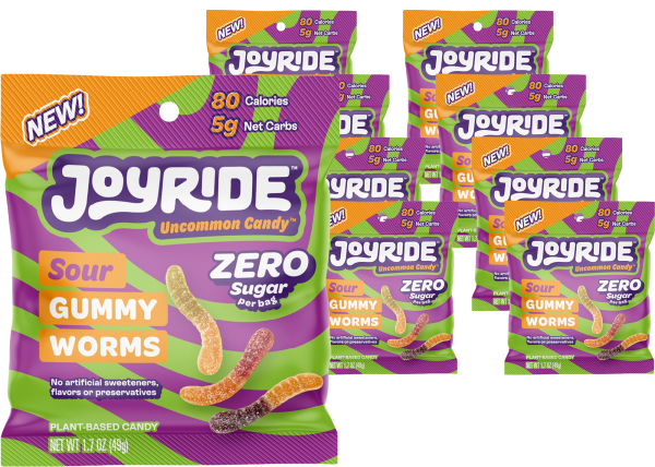 Zero Sugar Sour Gummy Worms (8 Pack) Sale